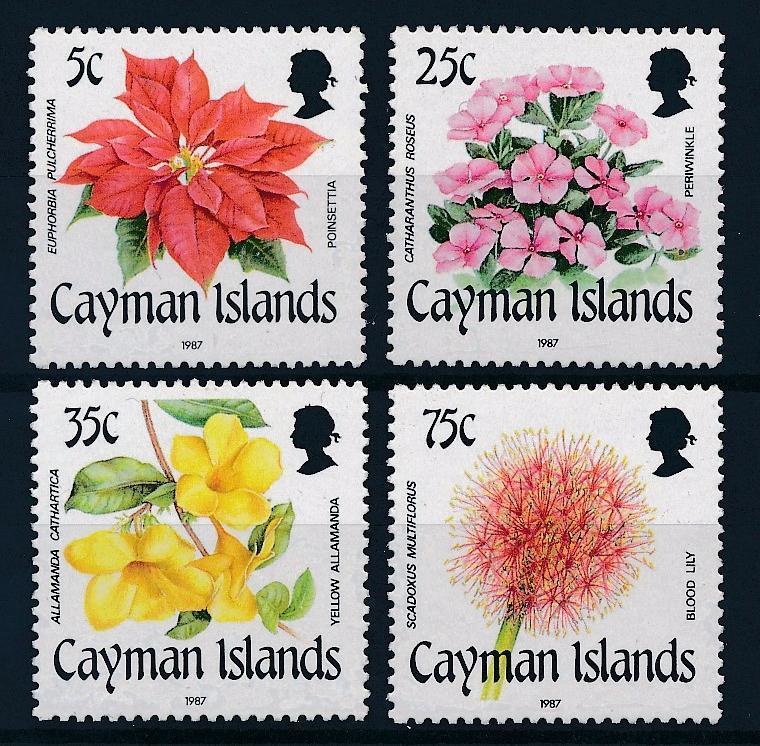 [62586] Cayman Islands 1987 Flora Flowers Blumen  MNH