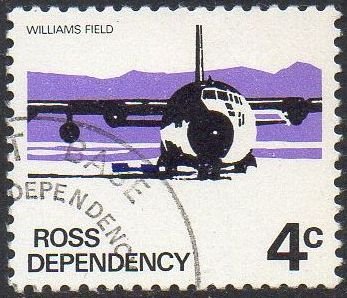 Ross Dependency 1972 4c Hercules Transport at Williams Field used