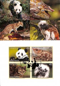 United Nations UN endangered species maximum card no. 107