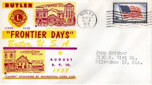 BUTLER LIONS CLUB,  BULTER, WI  1958  FDC17042