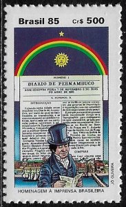 Brazil #2033 MNH Stamp - National Press System - Newspaper