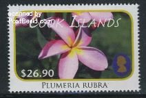 Cook Islands 2011, Definitive $26.90, Flower 1v, MNH