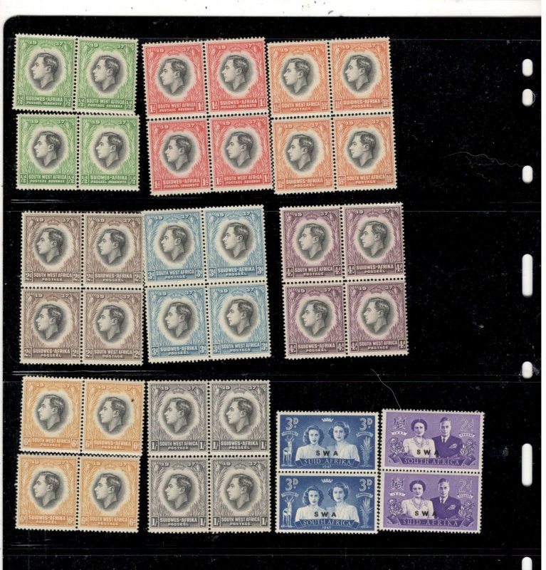 SOUTH WEST AFRICA COLLECTION, MINT/USED