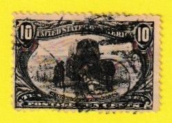 US SCOTT#290 1898 10c TRANS MISSISSIPPI EXPO - USED