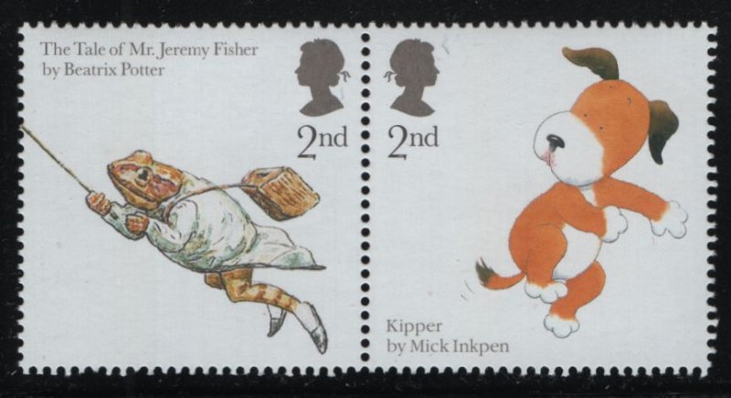 Great Britain 2006 MNH Sc 2335a 2nd The Tale of Jeremy Fisher, Kipper Pair