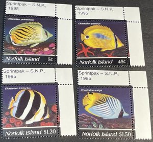 NORFOLK ISLAND # 577-580-MINT NEVER/HINGED--COMPLETE SET--1995