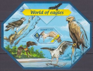 2014 Solomon Islands 2631/B307 Birds of prey 12,00 €