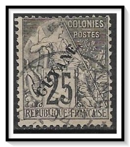 French Guiana #25 Commerce Overprinted Used