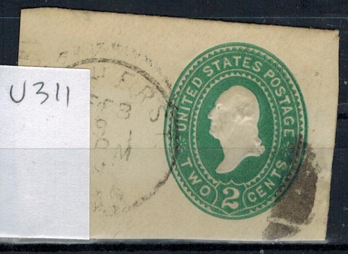 USA - Cut Corner - Scott U311 w/ Circular Cancel