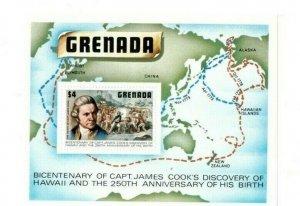 Grenada - 1978 - Captain Cook - Souvenir Sheet - MNH (Scott#899)