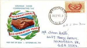 New Zealand 1965 - Int'l Cooperation Year - Wyndham - F79116