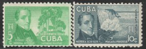 1940 Caribbean Stamps Sc C 34-35 Heredia and Niagara Falls Complete Set   NEW