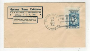 735-1A ADMIRAL BYRD ANTARCTIC EXPEDITION IMPERF SINGLE BROOKLYN NY NAVAL CANCEL