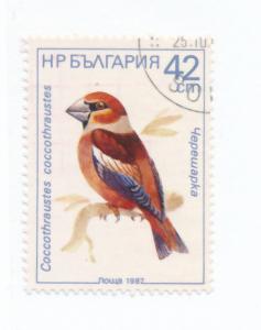 Bulgaria 1987 - Scott 3285 used - 42s, Songbirds