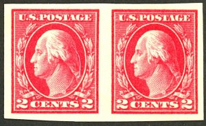 U.S. #409 MINT PAIR OG NH