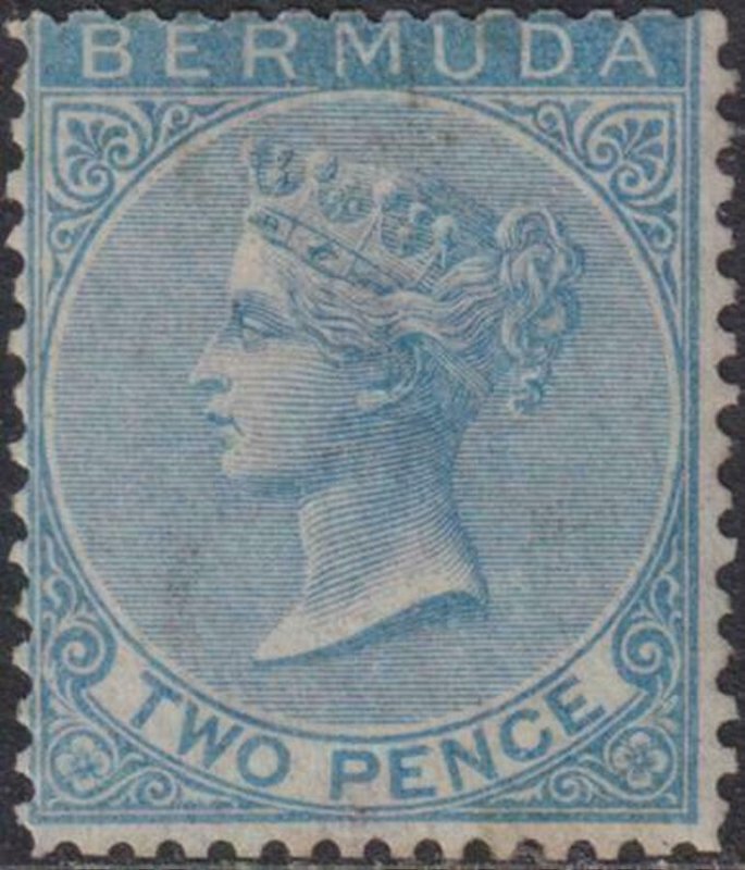 Bermuda 1865-1874 SC 2 MLH 