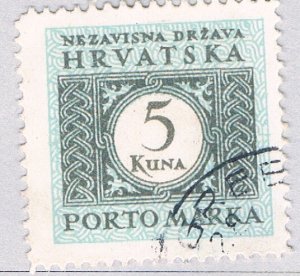 Croatia J15 Used Postage Due 5k 1 1943 (BP85814)