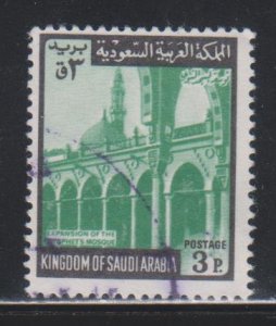 Saudi Arabia,  3p Mosque (SC# 505c) Used