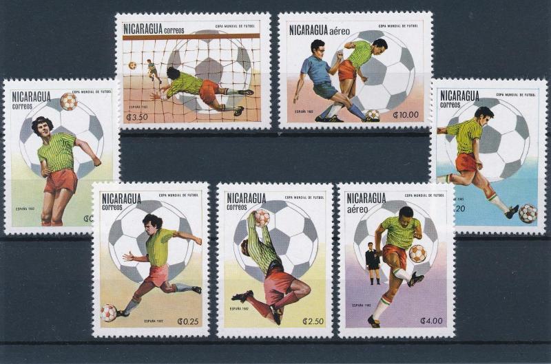 [59363] Nicaragua 1982 World Cup Soccer Football Spain MNH