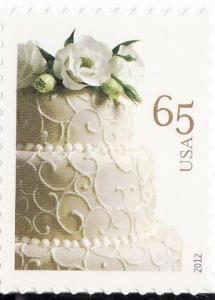 4602 Wedding Cake 65 cent MNH 2012 Forever Single