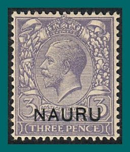 Nauru 1916 King George V,  3d mint #7,SG7