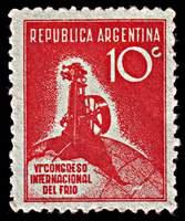 Argentine Republic SG#633 Mint - 1932 10c.  - Maps
