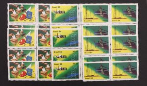 Brazil 1984 #1911-3, Wholesale lot of 10, MNH, CV $7.50