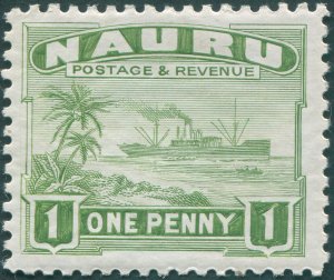 Nauru 1937 1d green SG27B unused