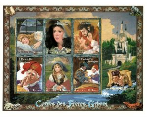 Haiti - Brother's Grimm - Fairy Tales - Sheet of 6 Stamps - MNH