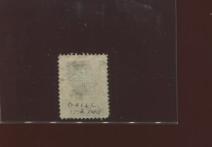  Scott 144 Perry Grill  Used Stamp  (Stock 144-3) 
