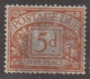 Great Britain Scott #J7 Stamp - Used Single