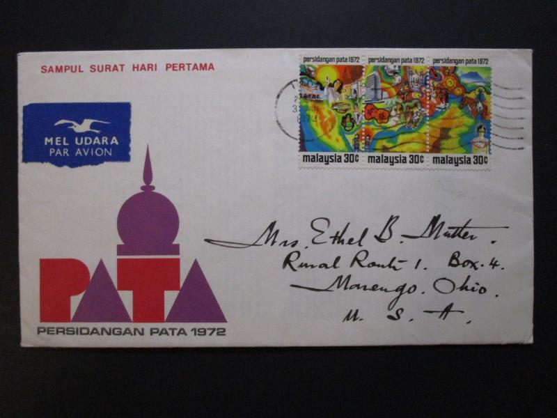 Malaysia 1972 Sampul Surat First Day Cover / Details Pamphlet Inside - Z3902