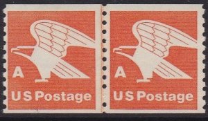 1743 Eagle Coil Line Pair MNH