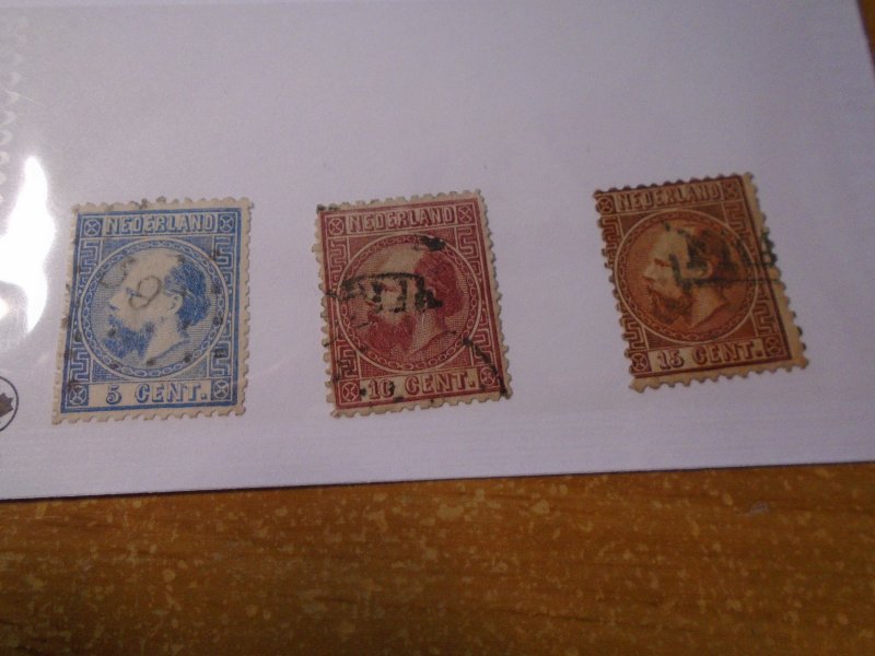 Netherlands  #  7-9  used