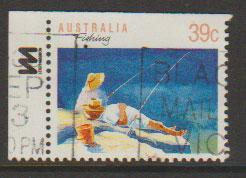 Australia SG 1179 FU  perf 14 x 14 1/2   - left margin wi...