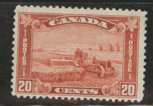 CANADA Scott 175 MH* 1930 20c Wheat Harvestin stamp CV$42.50