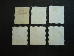 Stamps - Canada - Scott# 105,107,109,110,112,118 - Used Part Set of 6 Stamps