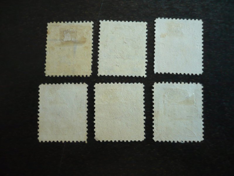 Stamps - Canada - Scott# 105,107,109,110,112,118 - Used Part Set of 6 Stamps