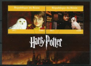 Harry Potter Stamps 2017 CTO Daniel Radcliffe Owls Films Movies 2v M/S