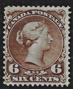 Canada #27 unused, no gum, light bend, couple pinhead thins, Cat. Val. $2,250.00