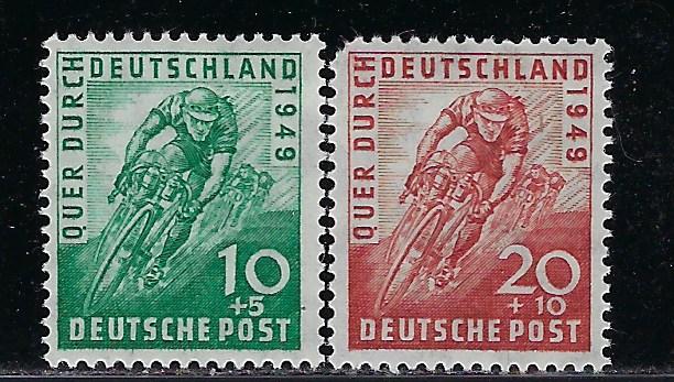 Germany AM Post Scott # B304 - B305, mint hr