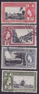 Jamaica-Sc#155-8- id6-used QEII set-Ships-British Territory-1955-