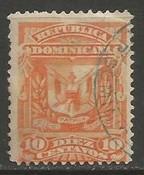 Dominican Republic 91 VFU ARMS W196-4