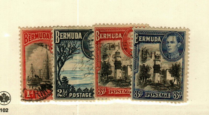 Bermuda #118,120-1,121A used 