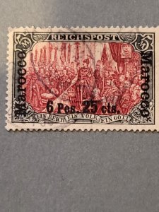 Stamps German Offices in Morocco Scott #19D used