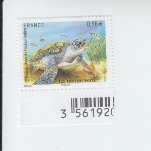 2014 France Green Turtle  (Scott 4695) MNH