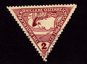 Austria QE1 Special Handling Stamps, Mercury 1916