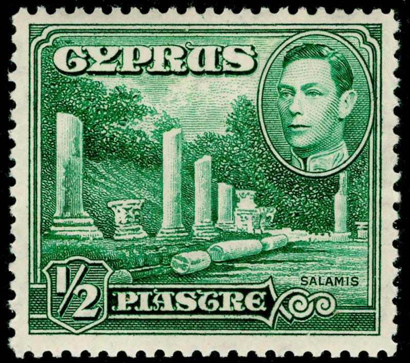 CYPRUS SG152, ½pi green, M MINT. 