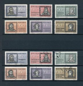 POLAND 1961 Sheets Ships Skiing MNH Used (Appx 90 )(MR450