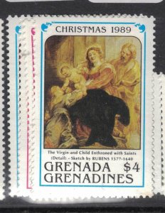 Grenada Grenadines Christmas SC 1125, 1128, 1129-30 MNH (9fdh) 